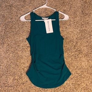 Athleta Teal Outbound Scoop Neck Tank Size XXS